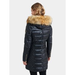 Ciara - Lustrous Nylon - Black - Faux Fur
